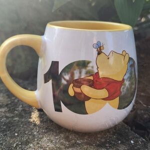 Disney Winnie the Pooh Yellow and White Mug